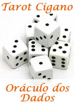 Leitura da sorte atrav�s dos dados ciganos